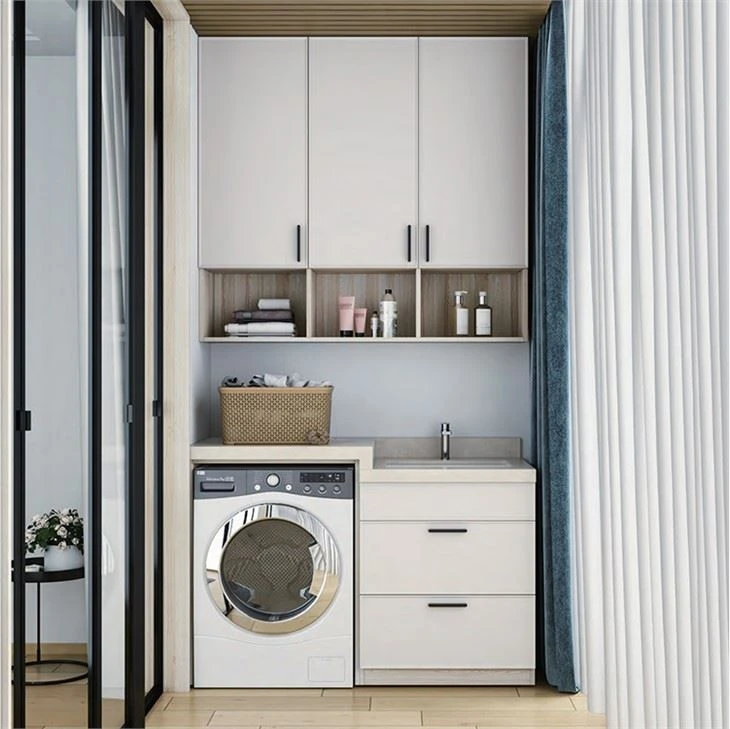کابینت بالکن با رنگ روشن