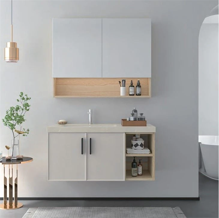 کابینت حمام رنگ روشن