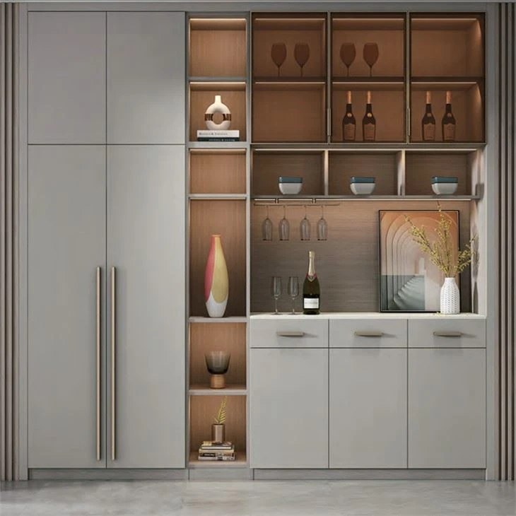 کابینت آلومینیومی رنگ روشن